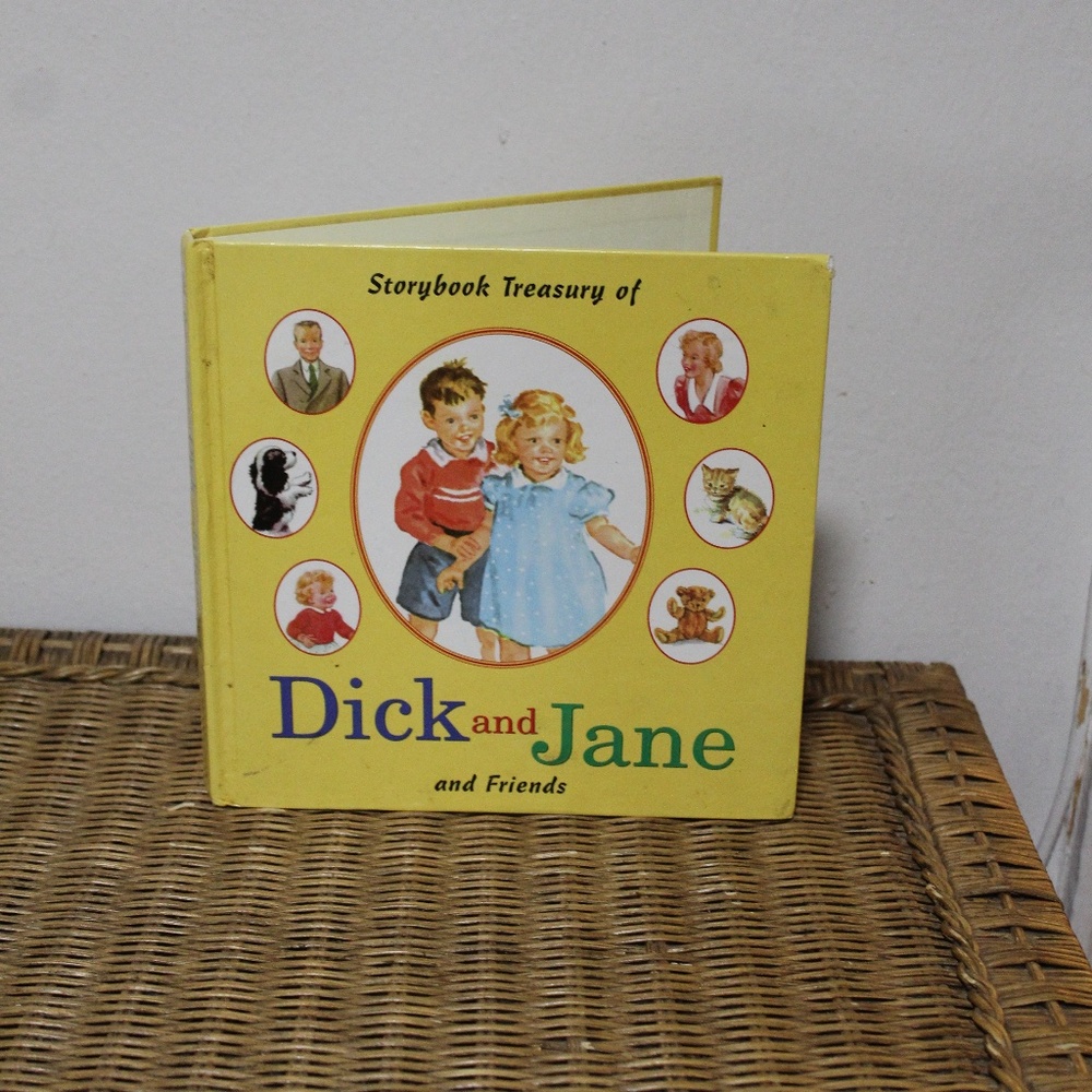 Storybook Treasury of Dick and Jane and Friends.  Hardcover.  Vtg. 1984